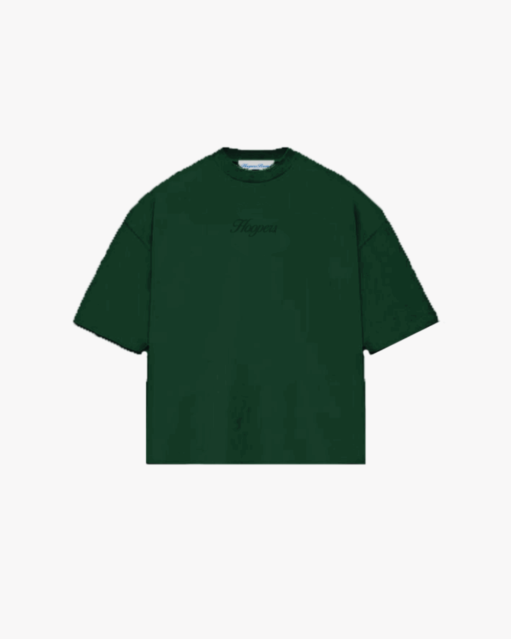 Remera "blanks" verde ingles